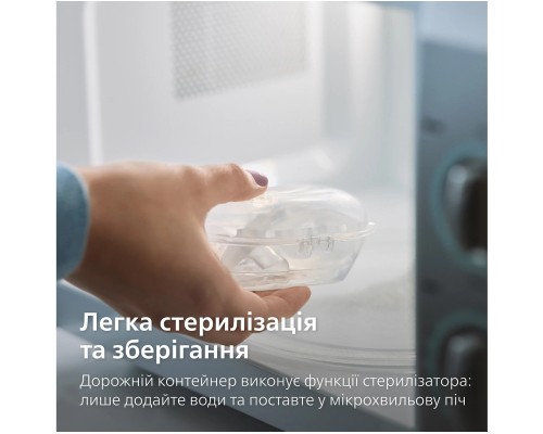 Пустушка Philips AVENT Ultra Air 0-6 місяців 2 шт жовто-рожева (SCF080/24)