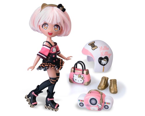 Лялька 4SF Manga Dolls Hello Kitty Золота Ролер Діва (HKTF1000)