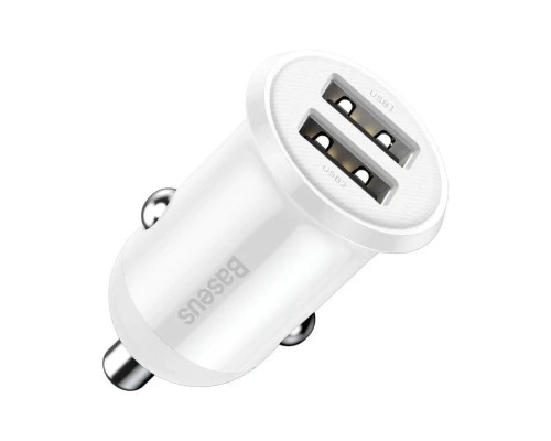 Зарядний пристрій Baseus 2xUSB 24W Grain Pro (CCALLP-02)