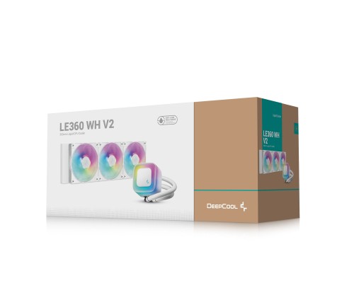 Система рідинного охолодження Deepcool LE360 WH V2 (R-LE360-WHAMMN-G-2)