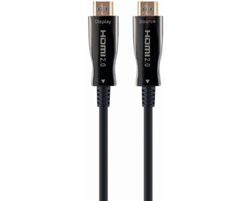 Кабель мультимедійний HDMI M to HDMI M 40.0m V2.0 4K 60Hz AOC Cablexpert (CCBP-HDMI-AOC-40M)