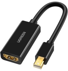 Перехідник Mini DisplayPort M to HDMI F 4K 30Hz black Ugreen (40360)