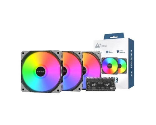 Кулер до корпусу MONTECH E28 ARGB 3 PACK (B)
