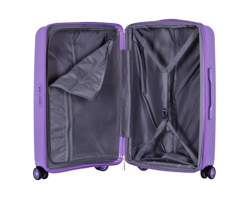 Набір валіз 2E Aero (M+S), лавандові (2E-SPP-AERO-SET2-LV)