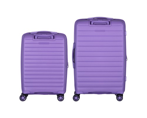 Набір валіз 2E Aero (M+S), лавандові (2E-SPP-AERO-SET2-LV)