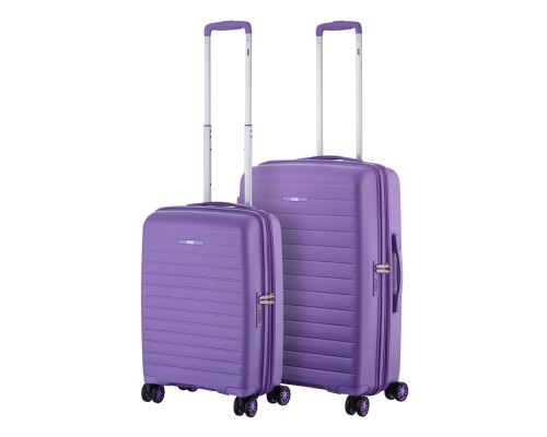 Набір валіз 2E Aero (M+S), лавандові (2E-SPP-AERO-SET2-LV)