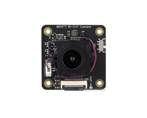 Камера FPV Waveshare IMX477 IR-CUT 12.3MP Camera (A) Applicable for Raspberry Pi (29574)