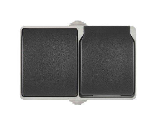 Розетка EMOS 16A 250V IP44 подвійна (A1396.2)