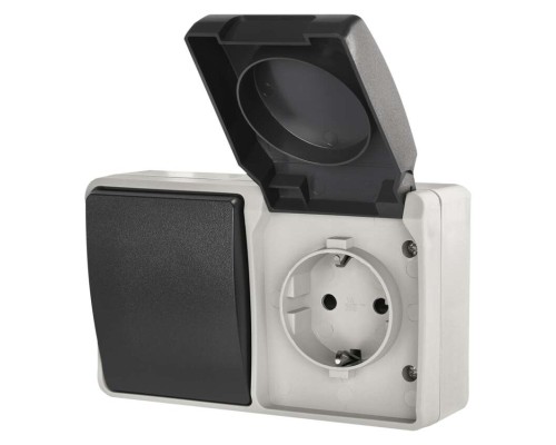 Розетка EMOS 16A 250V IP44 подвійна (A1396.2)