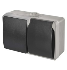 Розетка EMOS 16A 250V IP44 подвійна (A1396.2)