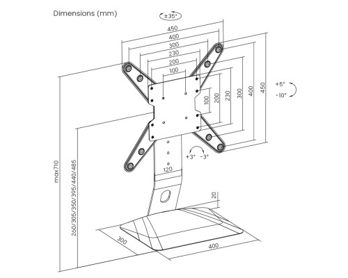 Кронштейн Kivi Motion TV Stand