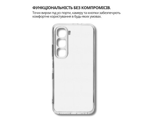 Чохол до мобільного телефона BeCover Silicone Infinix Hot 60 5G (X6726) / 60i 4G (X6728) Transparent (714402)