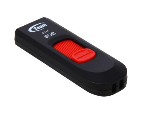 USB флеш накопичувач Team 8GB C141 Red USB 2.0 (TC1418GR01)