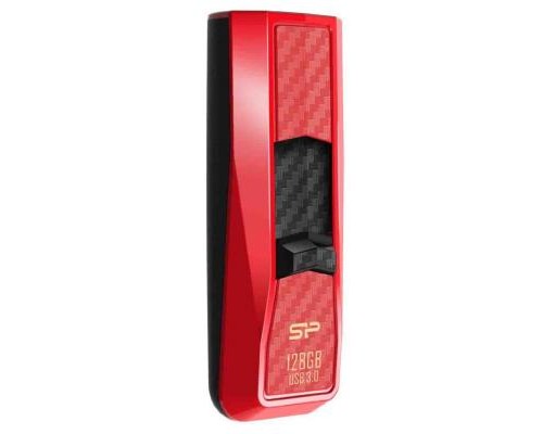 USB флеш накопичувач Silicon Power 128Gb Blaze B50 Red USB 3.0 (SP128GBUF3B50V1R) 