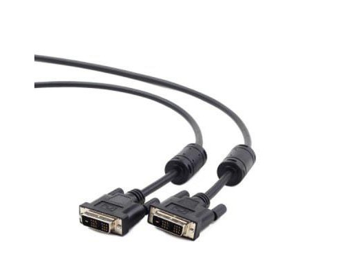 Кабель мультимедійний DVI to DVI 18+1pin, 1.8m Cablexpert (CC-DVI-BK-6) Кабель мультимедійний DVI to DVI 18+1pin, 1.8m Cablexpert (CC-DVI-BK-6)
