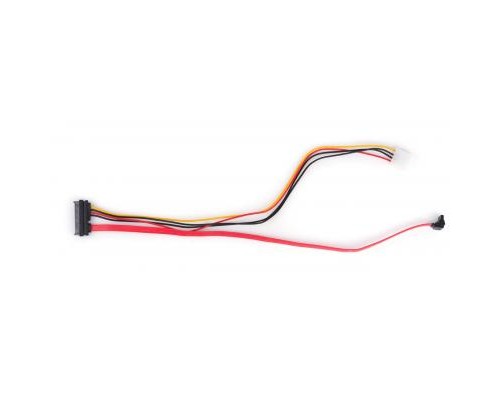 Кабель для передачі даних SATA +power 0.45m Vinga (SATAPW01)