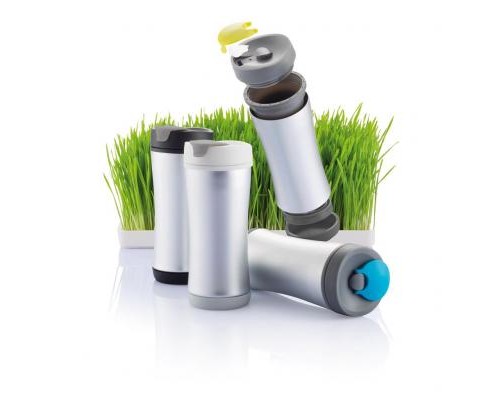Термокружка XD Modo ECO BOOM 225 мл салатовая крышка (P432.347)