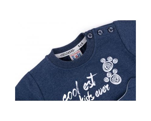 Набір дитячого одягу Breeze з котиком на кишені (9701-80B-blue)