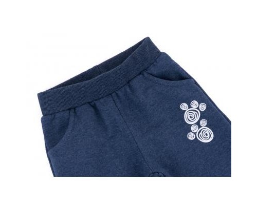 Набір дитячого одягу Breeze з котиком на кишені (9701-80B-blue)