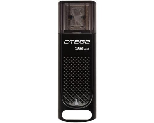 USB флеш накопичувач Kingston 32GB DataTraveler Elite G2 Metal Black USB 3.1 (DTEG2/32GB)