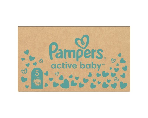 Підгузки Pampers Active Baby Junior Розмір 5 (11-16 кг) 150 шт. (8001090910981)