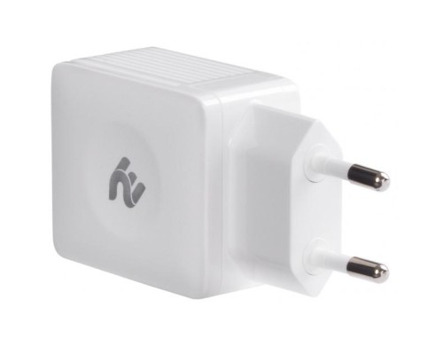 Зарядний пристрій 2E Wall for 2 USB - DC5.0V/4.2 A, white (2E-WC4USB-W)
