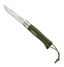 Ніж Opinel №8 Inox VRI Trekking зеленый, без упаковки (001703)