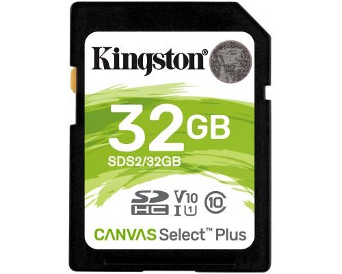 Карта пам'яті Kingston 32GB SDXC class 10 UHS-I U3 Canvas Select Plus (SDS2/32GB)