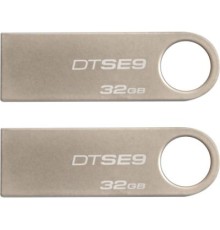 USB флеш накопичувач Kingston 2x32GB DataTraveler SE9 USB 2.0 (DTSE9H/32GB-2P)