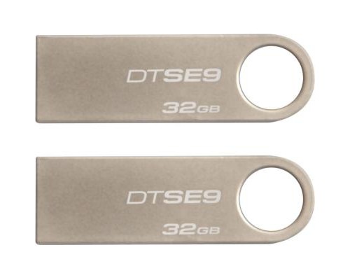 USB флеш накопичувач Kingston 2x32GB DataTraveler SE9 USB 2.0 (DTSE9H/32GB-2P)