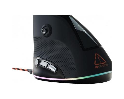 Мишка Canyon Emisat USB Black (CND-SGM14RGB)