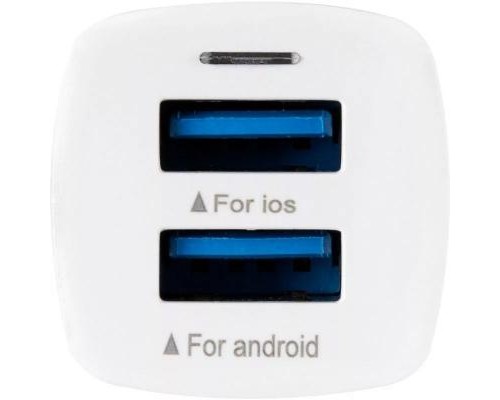 Зарядний пристрій Gelius Pro Apollo GP-CC01 2USB 3.1A + Cable Type-C White (00000071435)