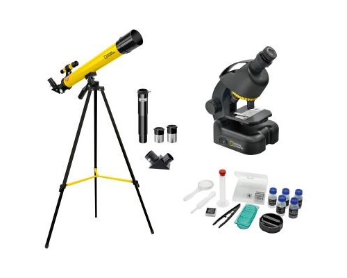 Мікроскоп National Geographic Junior 40x-640x + Телескоп 50/600 (927790)
