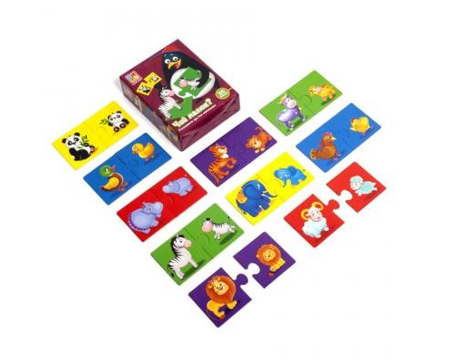 Розвиваюча іграшка Vladi Toys Чий малюк?, українська мова (VT1804-26)