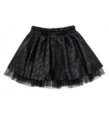 Спідниця дитяча Breeze гіпюрова (16082-98G-black)