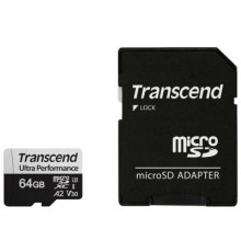 Карта пам'яті Transcend 64GB microSDXC class 10 UHS-I U3 A2 (TS64GUSD340S)