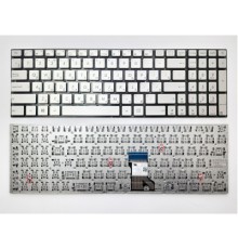 Клавіатура ноутбука ASUS UX501V серебр под подсв RU (A46154)