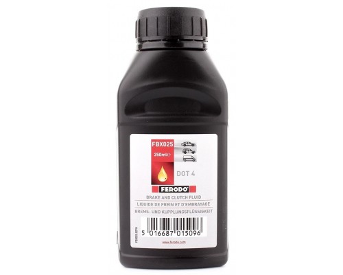 Гальмівна рідина FERODO DOT 4 0.25л (FBX025)