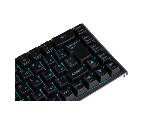 Клавіатура 2E GAMING KG350 RGB 68key USB Black (2E-KG350UBK)
