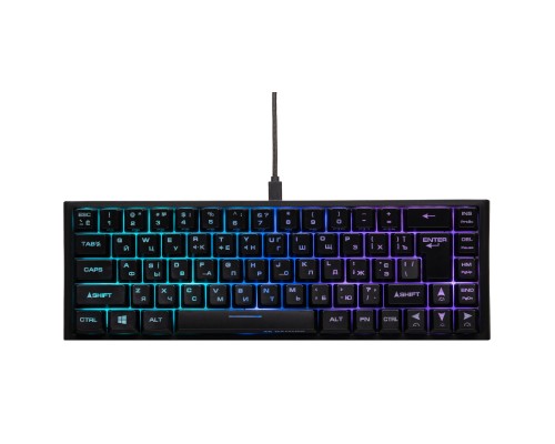 Клавіатура 2E GAMING KG350 RGB 68key USB Black (2E-KG350UBK)