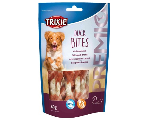 Ласощі для собак Trixie Premio Duck Bites качка 80 г (4011905315928)
