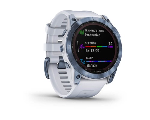Смарт-годинник Garmin fenix 7X Sapph Sol Mineral Blue, GPS (010-02541-15)