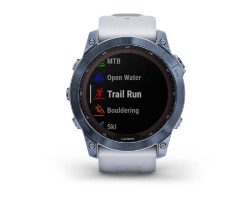Смарт-годинник Garmin fenix 7X Sapph Sol Mineral Blue, GPS (010-02541-15)