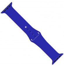 Ремінець до смарт-годинника Intaleo Silicone для Apple Watch 42/44 mm blue (1283126494369)