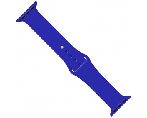Ремінець до смарт-годинника Intaleo Silicone для Apple Watch 42/44 mm blue (1283126494369)