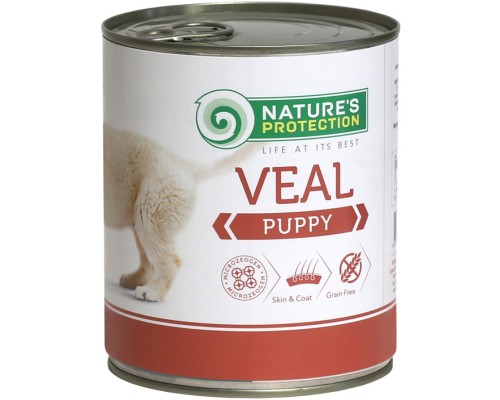 Консерви для собак Nature's Protection Puppy Veal 800 г (KIK45088)