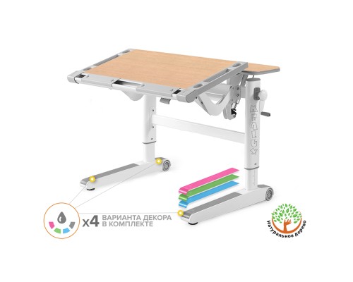 Парта Mealux Ergowood M Multicolor MG (BD-800 MG/MC)