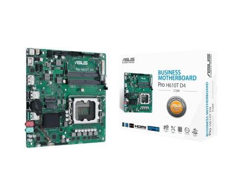 Материнська плата ASUS PRO H610T D4-CSM