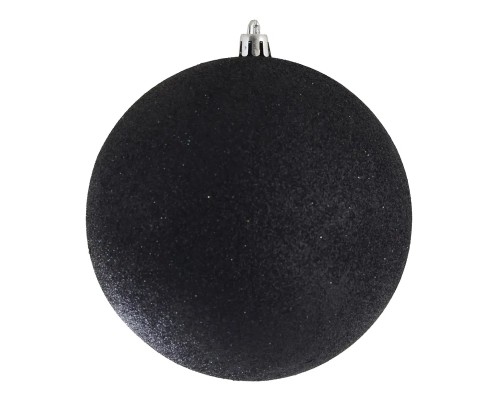 Ялинкова іграшка YES! Fun 12 см, чорий глітер (973229)