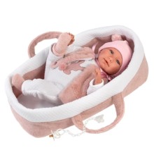 Лялька Llorens Mimi Lloron Capazo Rosa, 40 см (74012)